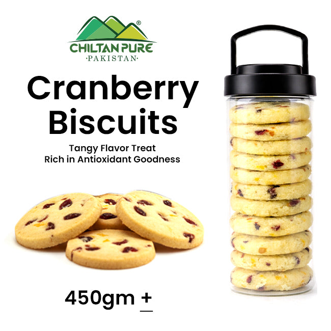 Crannberry Biscuit Cookies / Made With Organic Desi Butter, Bakery Biscuit