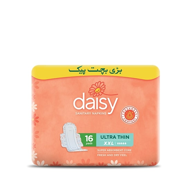Daisy Ultra Thin Sanitary Pads XXL 16Pcs