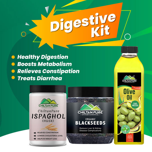 Digestive Kit - Aid in Healthy Digestion, Relief Constipation, Boosts Metabolism & Treats Diarrhea