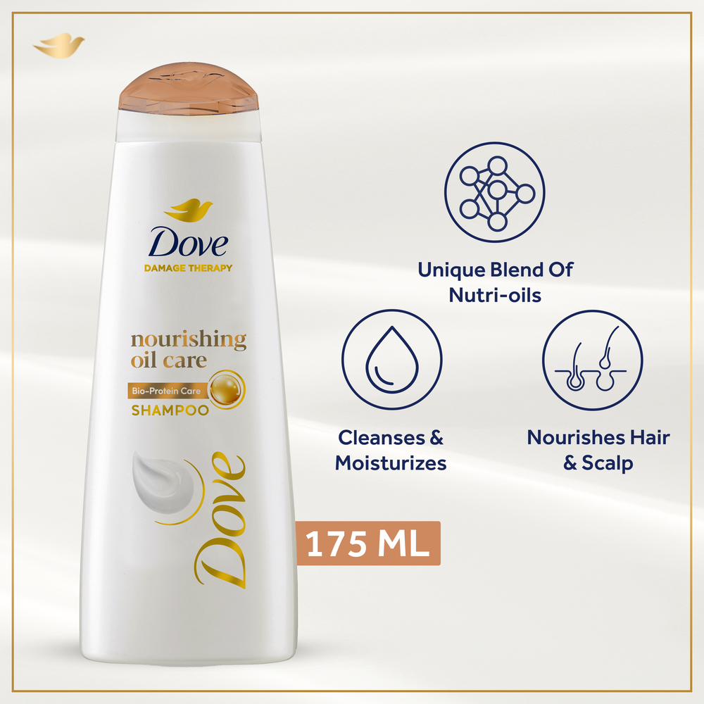 DOVE SHAMPOO NOURISHING OIL CARE 175 ML Default Title - MamasJan Grocery Nonfood