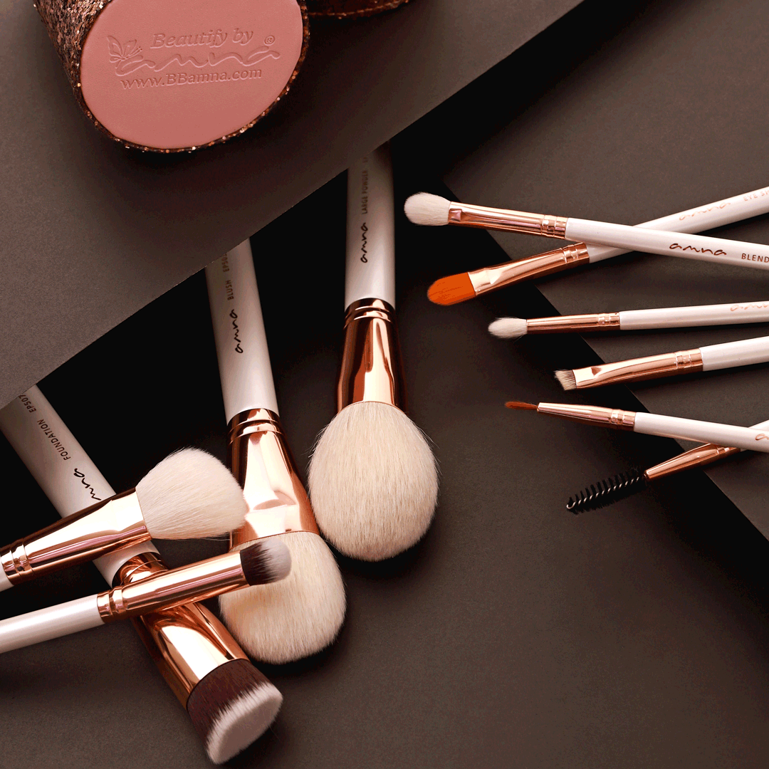 BEAUTY BY AMNA ELITE BRUSH SET Default Title - MamasJan Makeup
