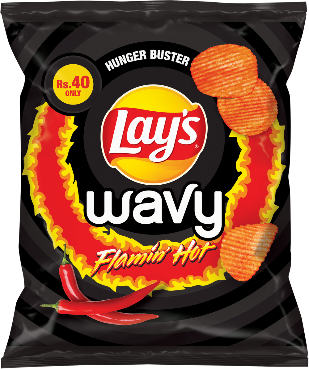 LAYS CHIPS WAVY FLAMING HOT 27 GM Default Title - MamasJan Grocery