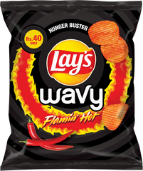LAYS CHIPS WAVY FLAMING HOT 27 GM Default Title - MamasJan Grocery