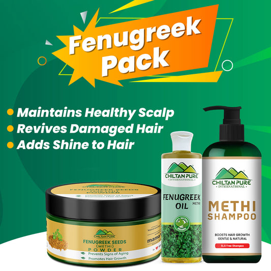 Fenugreek Pack-Maintains Healthy Scalp, Restores Damaged Hair, Makes Hair Shiny