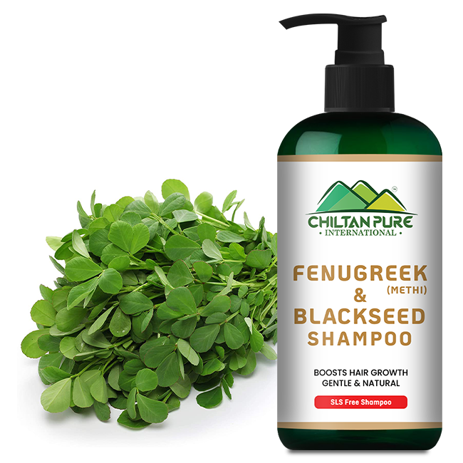 Fenugreek (Methi) & Blackseed Shampoo میتھی 🌱 Boosts Hair Growth, Revives Damaged Hair, Cures Itchy Scalp & Prevents Premature Greying, 🥇 Top Rated Shampoo