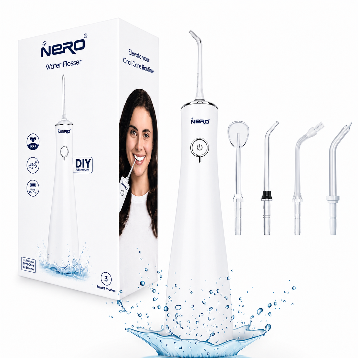 Nero Water Flosser 3 Smart Mode Ipx7 230Ml