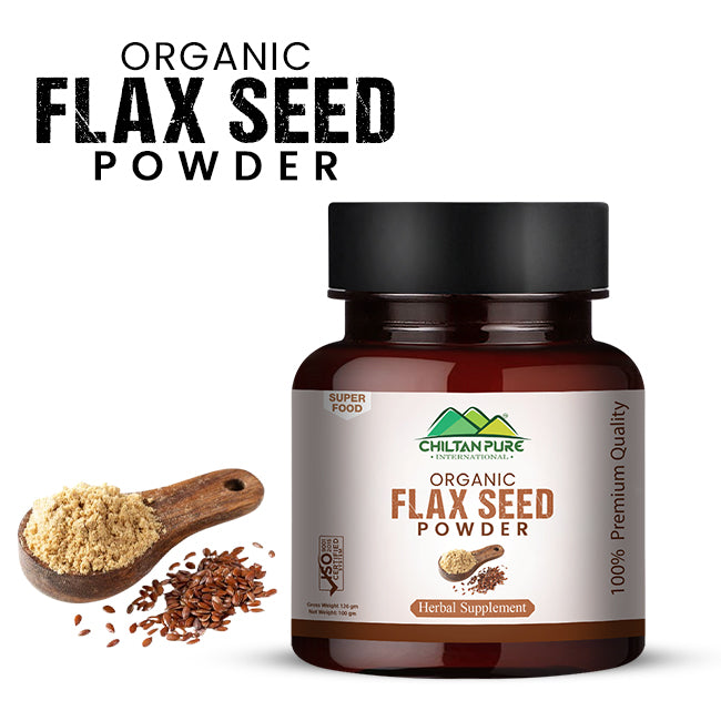 Flaxseed Powder – Flex Seed Improves Cholesterol, Lower Blood Pressure, High in Dietary Fiber & Loaded with Nutrients