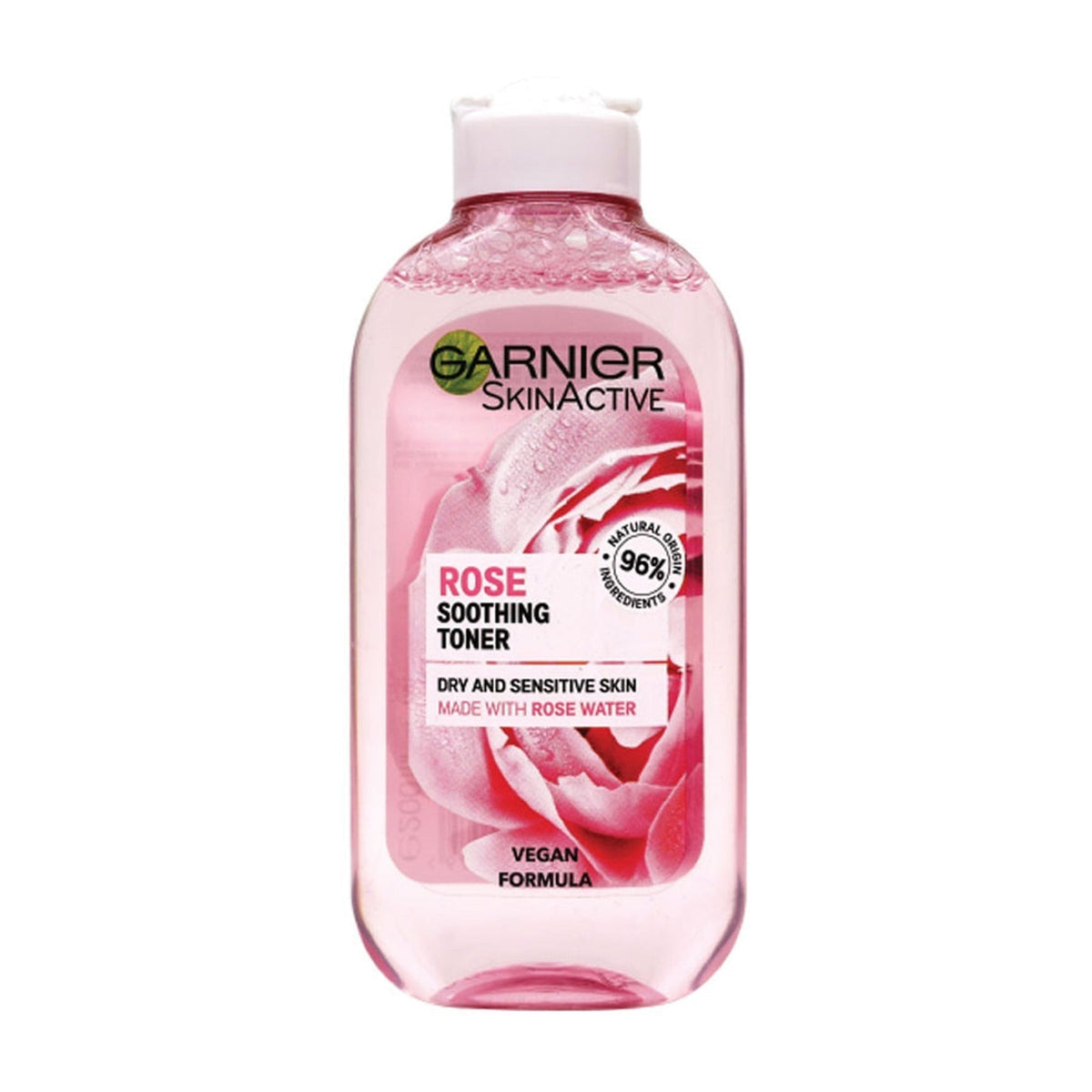 Garniers Skinactive Rose Soothing Toner Vegan Bottle 200Ml