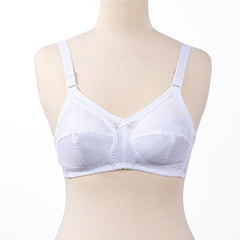BELLEZA GENTLE CLASSIC COTTON BRA WHITE / 46-DD - MamasJan Lingerie