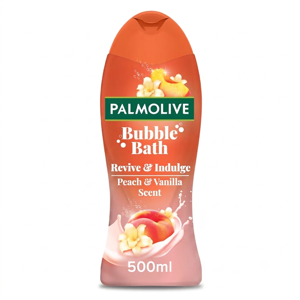 Palmolive Revive Indulge Peach Vanilla Foam Bath 500Ml