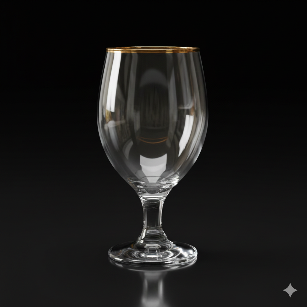 GLASS PSB BISTRO GOLD 44417-40 (Pack 6) Default Title - MamasJan Crockery