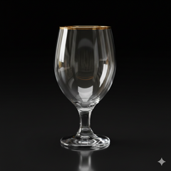 GLASS PSB BISTRO GOLD 44417-40 (Pack 6) Default Title - MamasJan Crockery