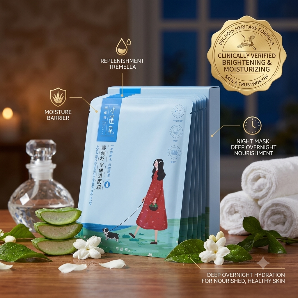 PECHOIN MOISTURE & HYDRANT FACIAL MASK 10 PCS Default Title - MamasJan skincare