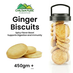 Ginger Biscuit / Ginger Cookies / Made With Organic Desi Butter, Bakery Biscuit