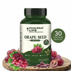 Grape Seed Capsule 100% Natural Grape Seed Tablets 30 Per Bottle 500mg