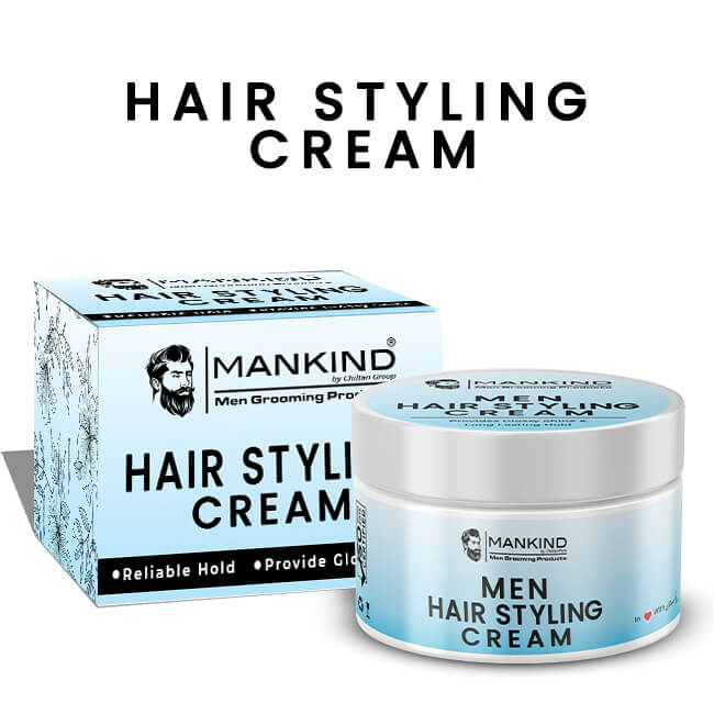 Men Hair Styling Cream – Provides Glossy Shine & Long-Lasting Hold 100ml