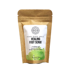 AURA HEAD OVER HEELS HEALING FOOT SCRUB 75G Default Title - MamasJan Makeup