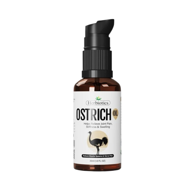 Herbiotics Ostrich Oil for Muscles & Joints Pain Relief 30ml