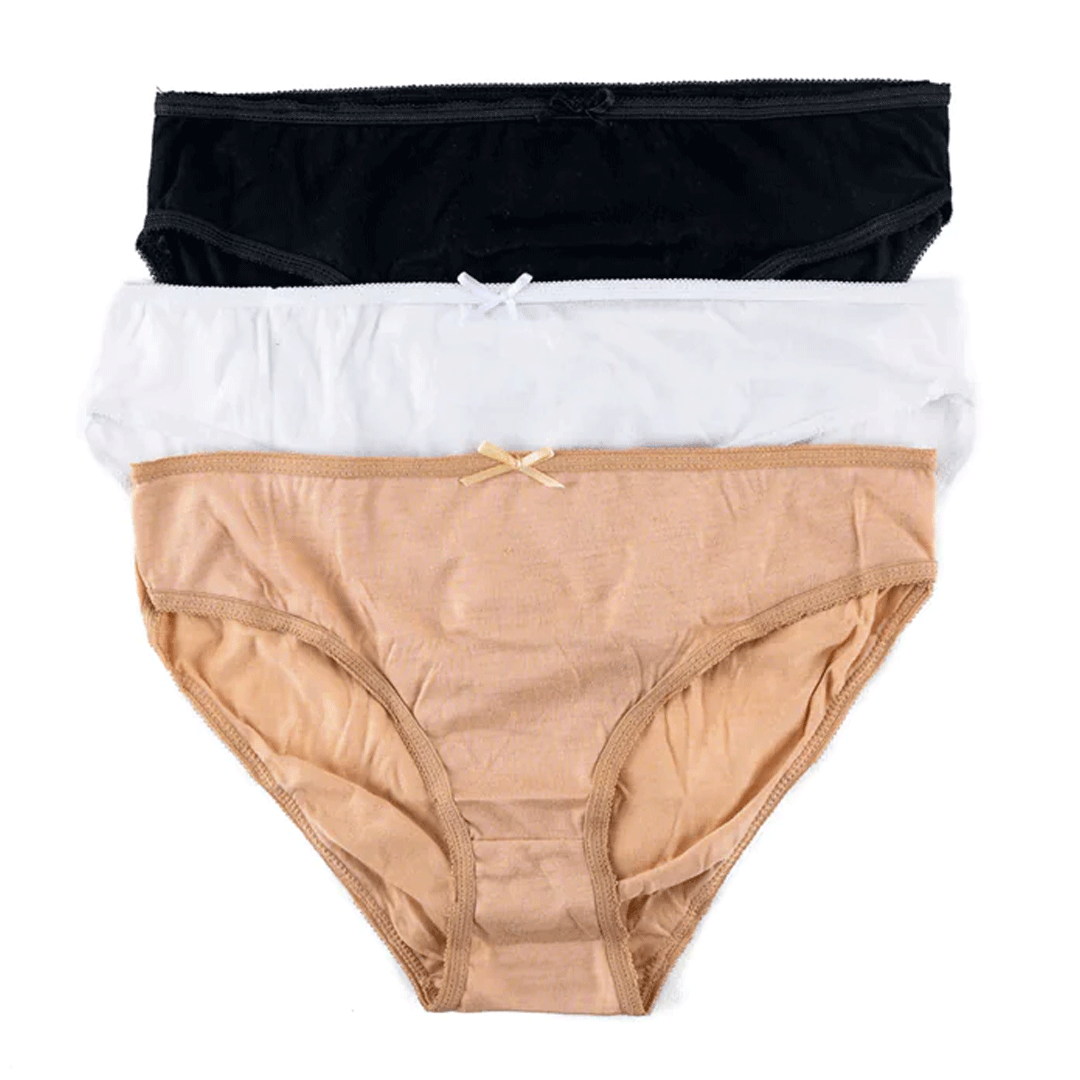 BELLEZA HIGH LEG 3 PACK PANTY PS-09 BASIC / XXL - MamasJan Lingerie