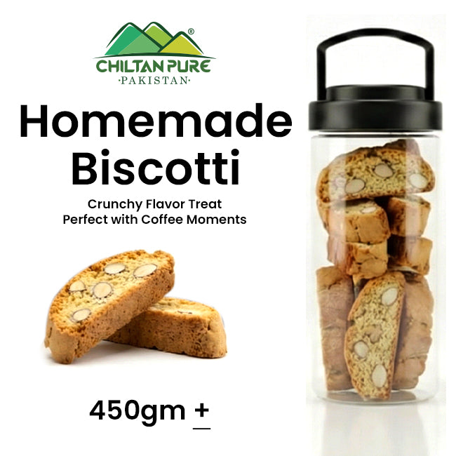 Homemade Biscotti Cookies / Made With Organic Desi Butter, Bakery Biscuit