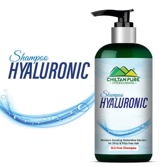 Hyaluronic Acid Shampoo - Moisture-Boosting Restorative Solution for Shiny & Frizz-Free Hair - Dermatologically Tested