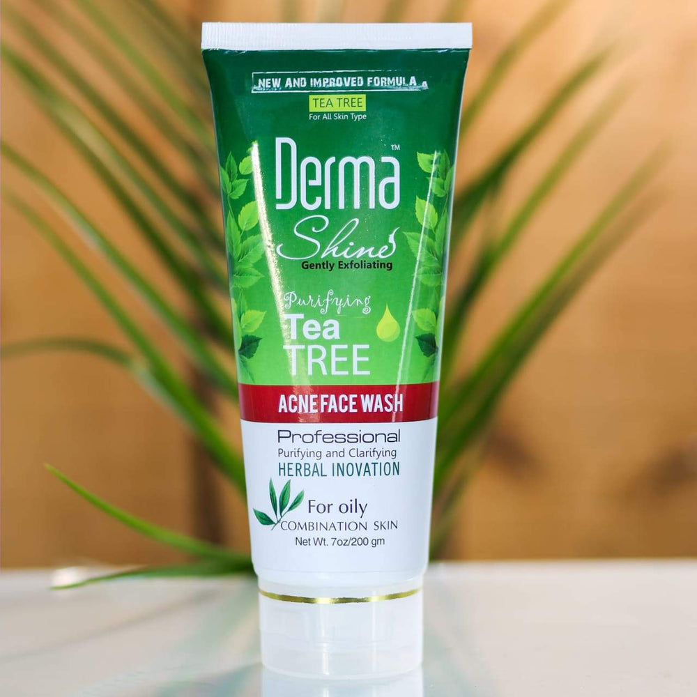 DERMA SHINE TEA TREE ACNE FACE WASH 200 GM Default Title - MamasJan skincare