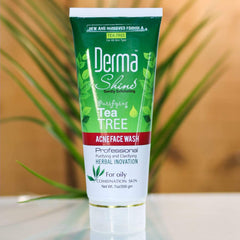 DERMA SHINE TEA TREE ACNE FACE WASH 200 GM Default Title - MamasJan skincare