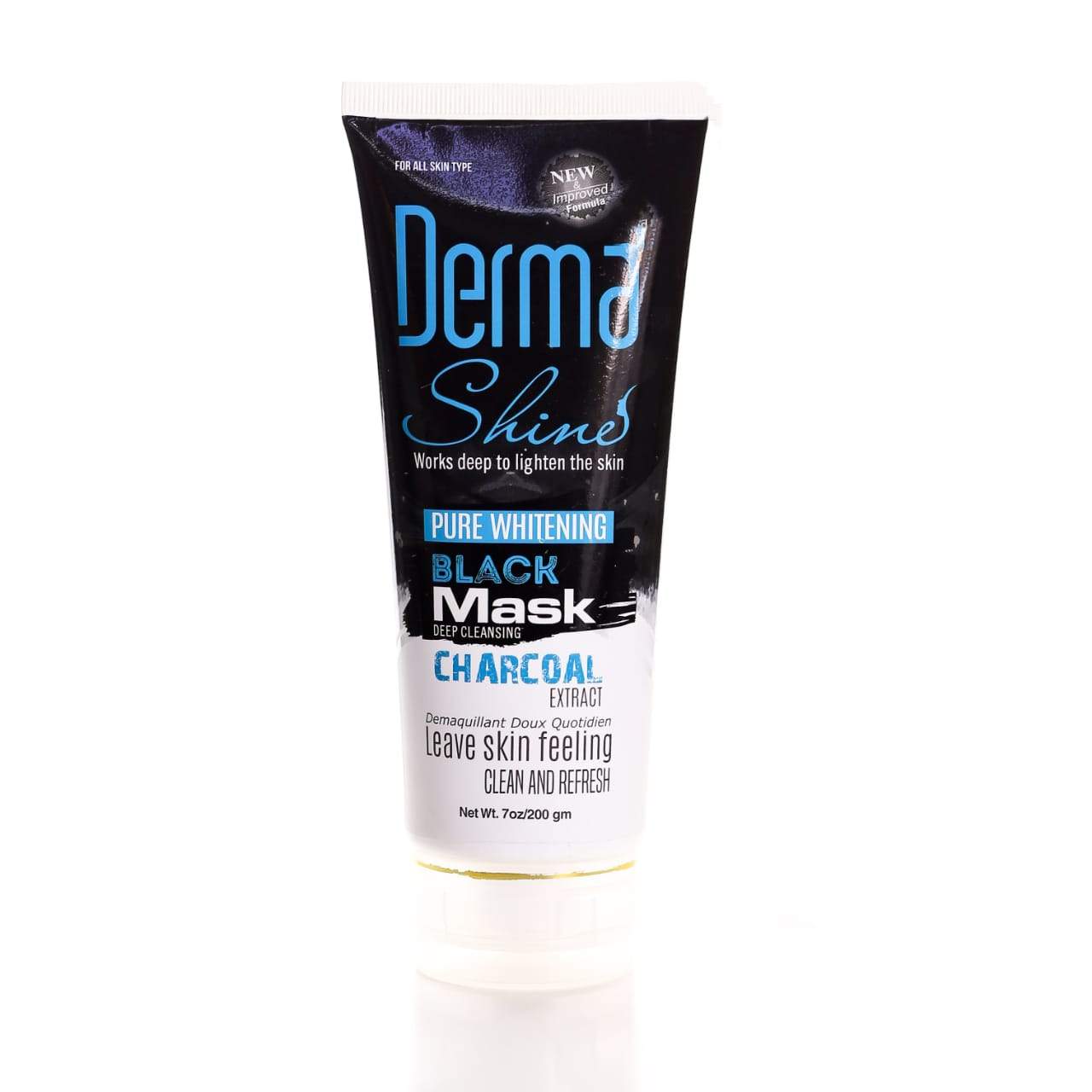 DERMA SHINE WHITENING BLACK CHARCOL MASK 200 GM Default Title - MamasJan skincare