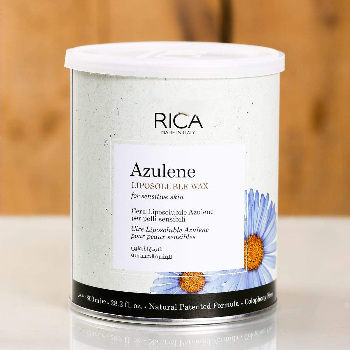 RICA WAX LIPOSOLUBLE AZULENE 800 ML Default Title - MamasJan skincare