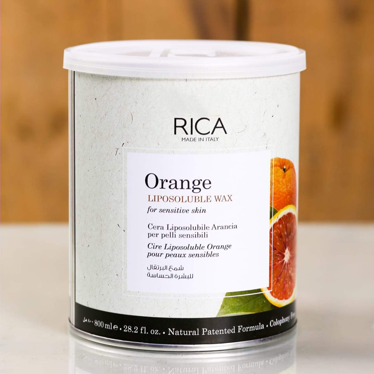 RICA LIPOSOLUBLE WAX ORANGE 800 ML Default Title - MamasJan skincare