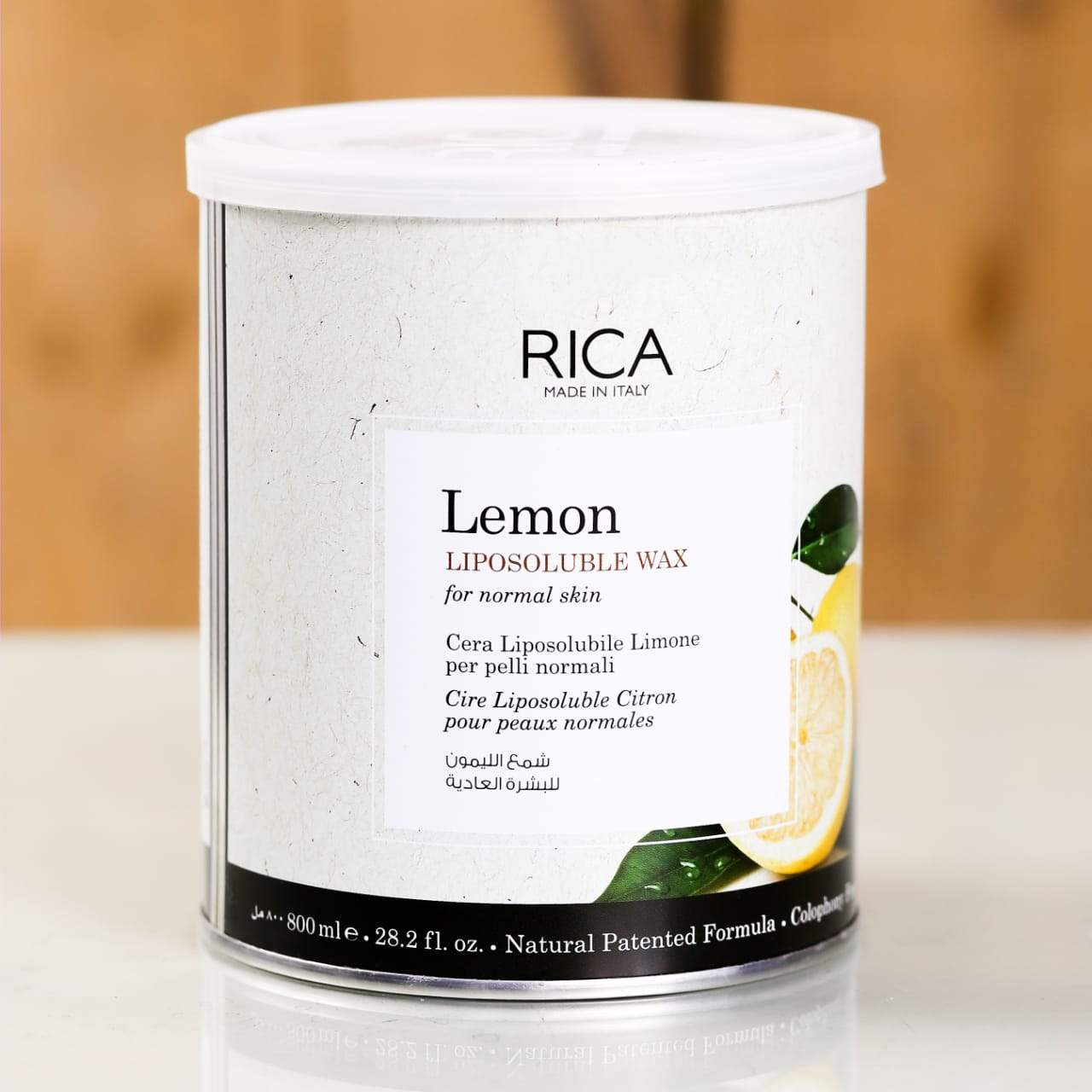 RICA LIPOSOLUBLE WAX LEMON 800 ML 400ml - MamasJan skincare