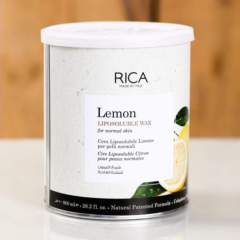 RICA LIPOSOLUBLE WAX LEMON 800 ML 400ml - MamasJan skincare