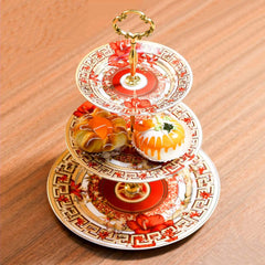 DISH CAKE ROYAL BISTRO 3TIRE K105-3-209 Default Title - MamasJan Crockery