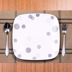 PLATE DINNER SQUARE CORNINGWARE ESCAPE TO BLUE 2213-ETB-LP Default Title - MamasJan Crockery