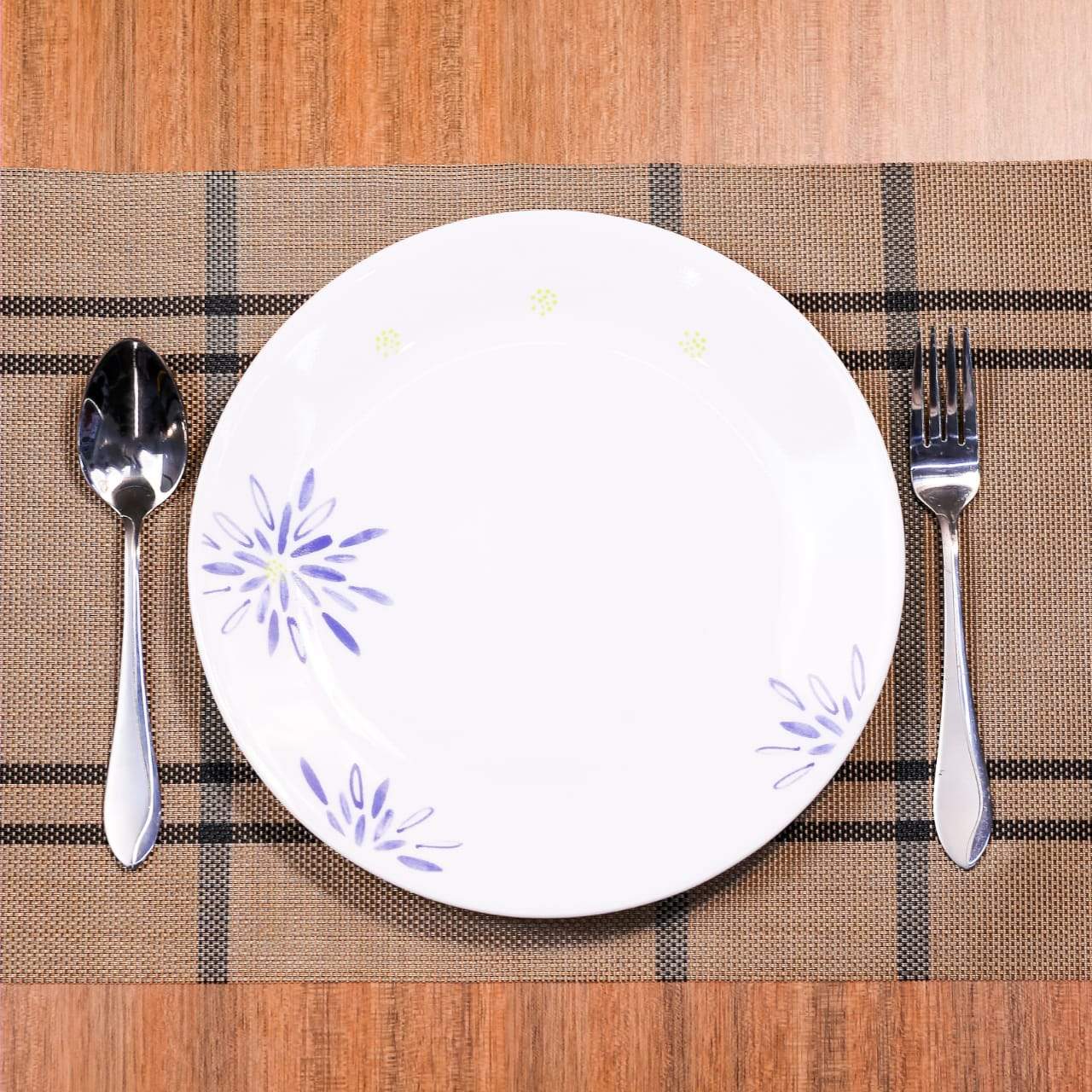 PLATE DINNER CORNINGWARE BLUE DELIGHT 110-BDL-BP Default Title - MamasJan Crockery