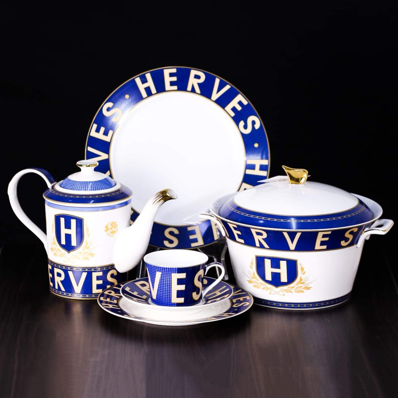 DINNER SET 85PC ROYAL BISTRO 85-677B BASIC Default Title - MamasJan Crockery