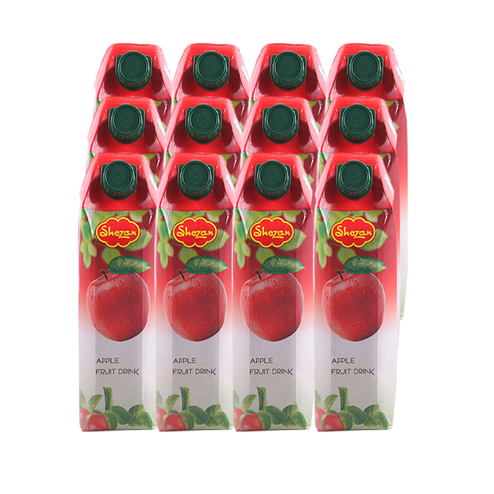 SHEZAN JUICE APPLE 1 LTR- CARTON 1 LTR X 12 - MamasJan Grocery