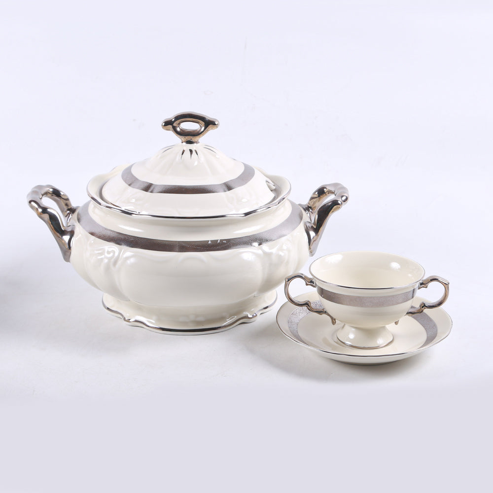 SOUP SET ROYAL BISTRO 20 PCS J1801-11B Default Title - MamasJan Crockery