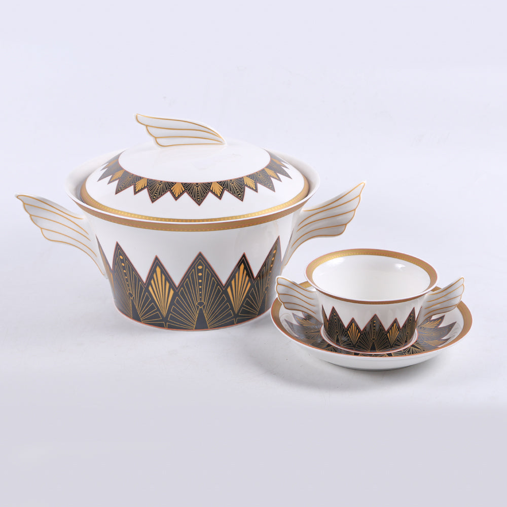 SOUP SET ROYAL BISTRO 21PC 21-AC04-B Default Title - MamasJan Crockery
