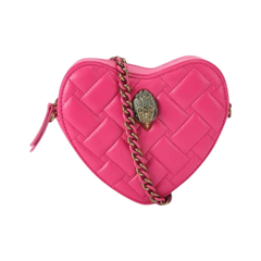 KURT GEIGER KENSINGTON HEART X BODY LERTHER (S) PINK COMB BA Default Title - MamasJan Ladies Shoes & Bags