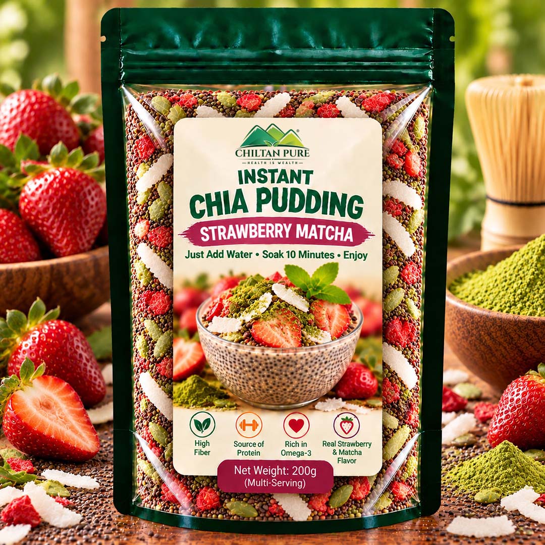 Instant Chia Pudding - Strawberry Matcha - 200g