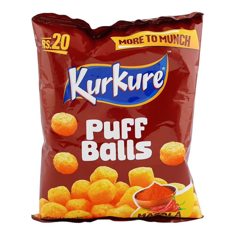 KURKURE PUFF BALLS MASALA 11G Default Title - MamasJan Grocery Food
