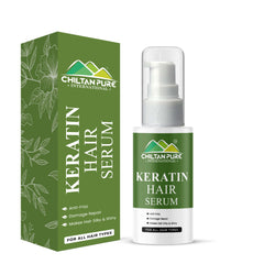 Keratin Hair Serum – Anti-Frizz, Damage Repair, Boost Hair Growth, Makes Hair Glossy & Strong