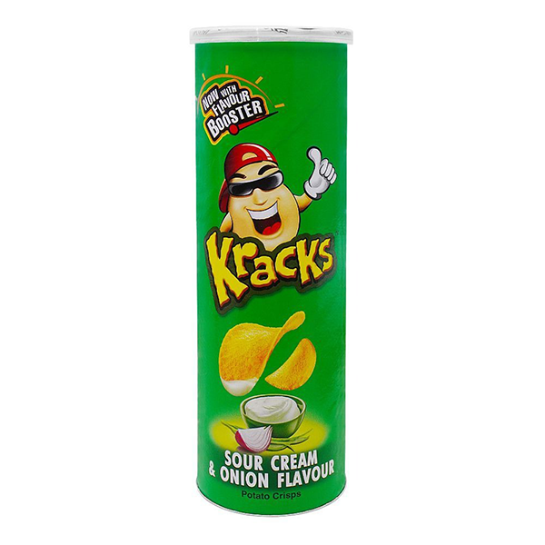 Kracks Sour Cream & Onion Chips 110g