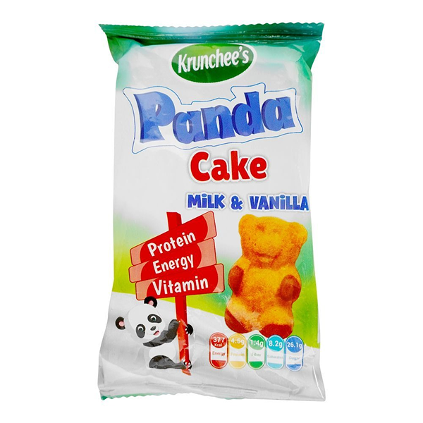 Krunchees Panda Cake Milk & Vanilla 25g