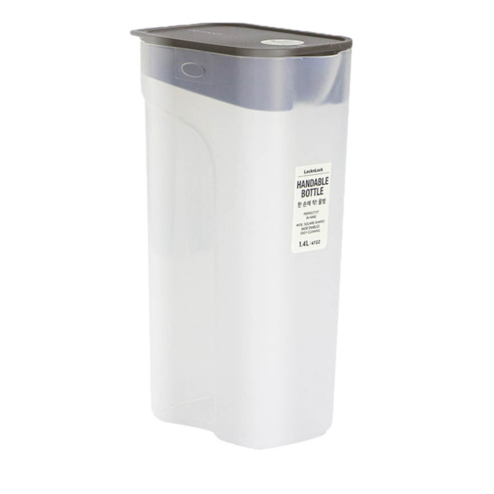 LOCK & LOCK ONE HANDED JUG GREY LLHAP817GRY 1.4LTR Default Title - MamasJan Crockery