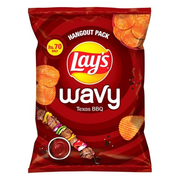 Lays Wavy BBQ Chips Rs.70