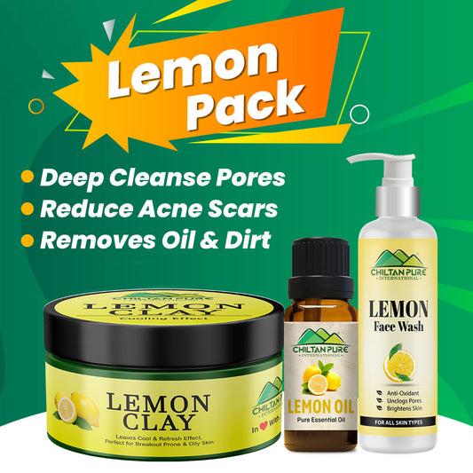 Lemon Pack - Reduces Acne Eruption, Unclog Pores & Brightens Skin