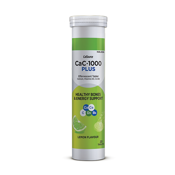 Cac 1000 Plus Effervescent Lemon Flavour Tablets (1 Bottle = 20 Tablets)