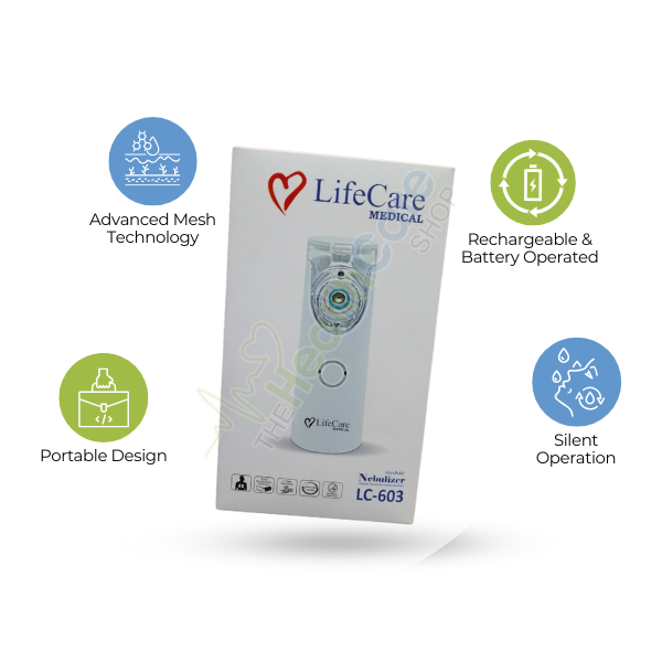 Lifecare Portable Mesh Nebulizer Lc 603 Nebulizer Machine Price In Pakistan - The Healthcare Shop Pakistan